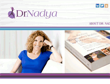 Tablet Screenshot of drnadya.com